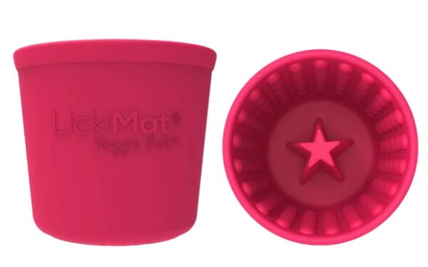 Lickimat YOGGI POT (groen, oranje, paars, turquoise, roze) - Afbeelding 10