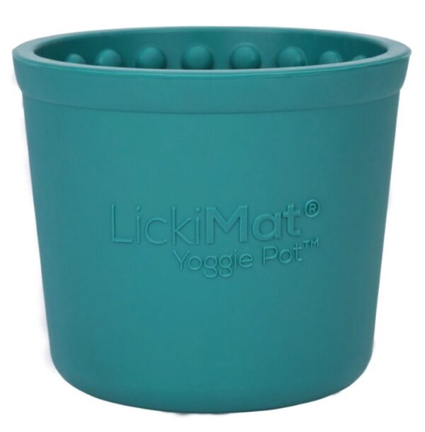 Lickimat YOGGI POT (groen, oranje, paars, turquoise, roze) - Afbeelding 8