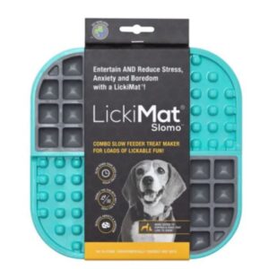 Lickimat SLOMO 20CM (groen, oranje, turquoise, roze en paars)